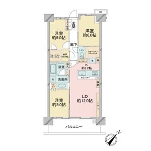 グランセンス吉川美南セントラルレジデンスの間取り