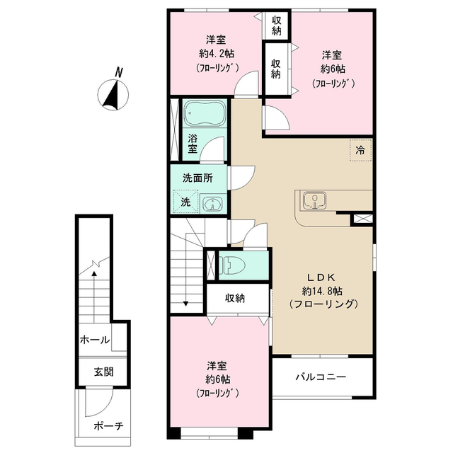 アネックスⅡの間取り