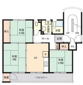 新狭山ハイツ24号棟の間取り