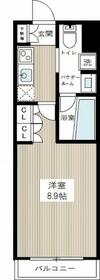 AXAS南蒲田AsylCourtの間取り