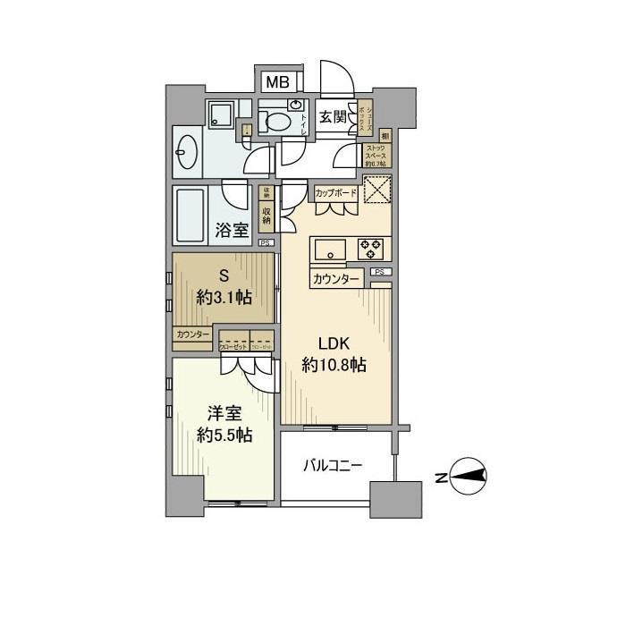 オーベル馬込iLの間取り