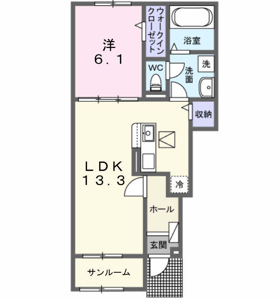 ノイエ ハイマートの間取り