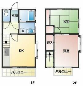 テニメント逆井の間取り