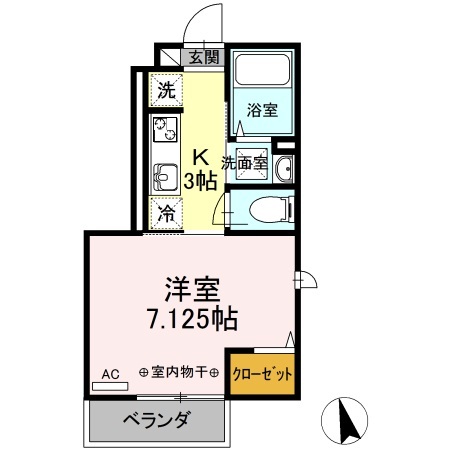 プロップ　テラスの間取り