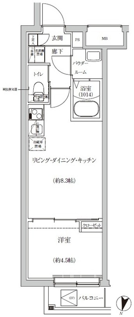 REGOLITH IKEGAMIの間取り