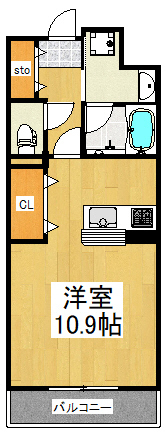 ガーデンビィラ六番館の間取り