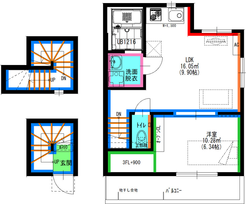 TRESの間取り