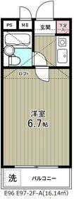 ビューパレス新柏A棟(E-096)の間取り