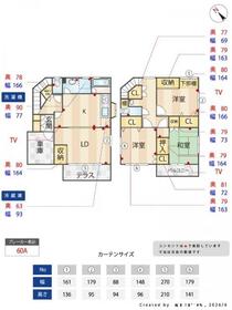 タウンハウス国立B棟の間取り