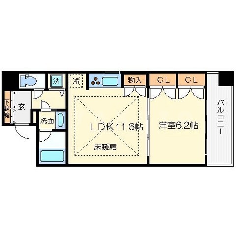 アーバネックス上町台の間取り