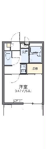 レオパレスポートハイムの間取り