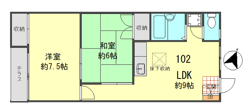 メゾンエトワールの間取り
