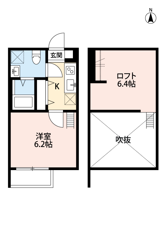 Prairie Un 大宮(プレリーアン オオミヤ)の間取り