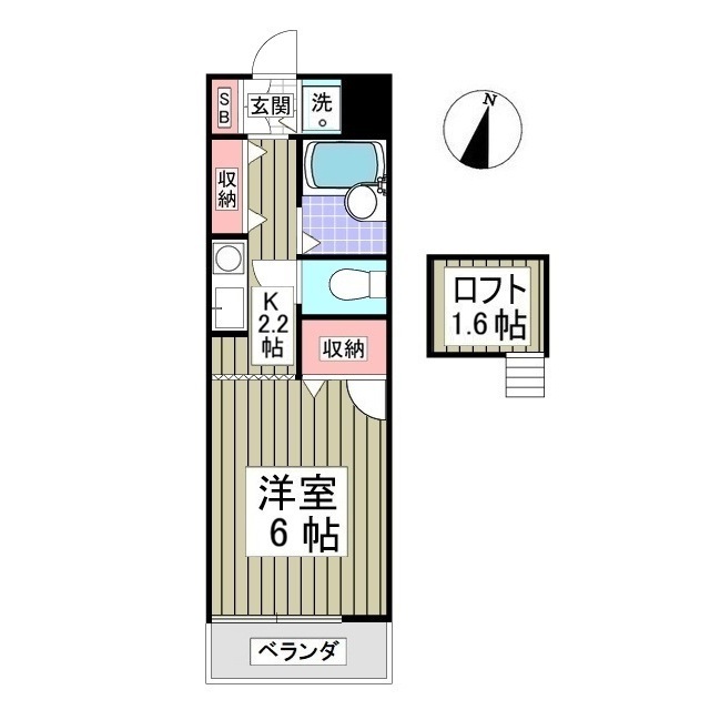 フロンティアⅢ　Ｄ棟の間取り