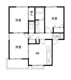 コーポオーシャンの間取り