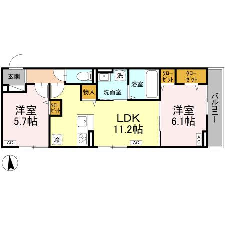 ティアラの間取り