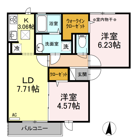アンジェリカの間取り