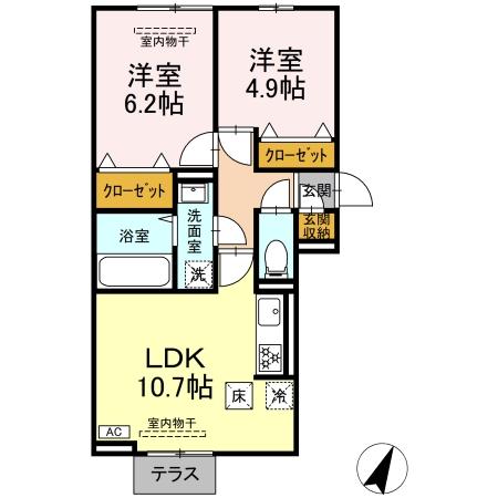 セン・ラークヒルズの間取り