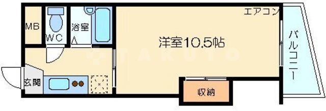 ハイツ上新小松の間取り
