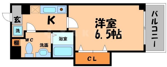 ソレアード京橋の間取り