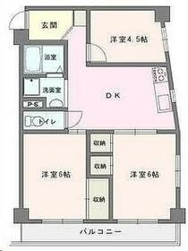 ロイヤルハイツ吉岡Ｂの間取り