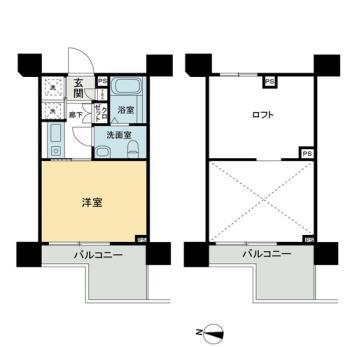 スタジオスクエア住吉の間取り