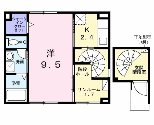 シティーライトⅠの間取り