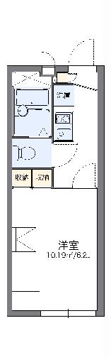 レオパレススタジオーネの間取り