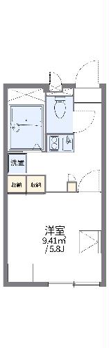 レオパレスメゾンリベルテの間取り
