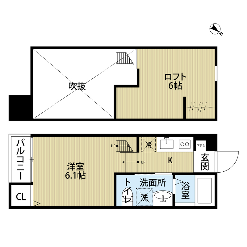Castello Ovest(カストロ オベスト)の間取り