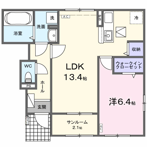 ラ マージュ西岐阜の間取り