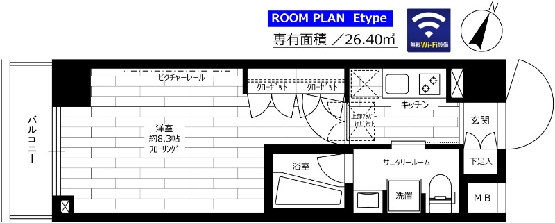 グランドコンシェルジュ大森本町Ⅱアジールコートの間取り