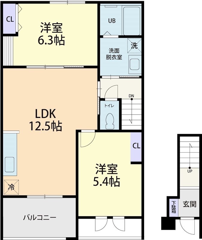 Doux maison 鷲宮の間取り