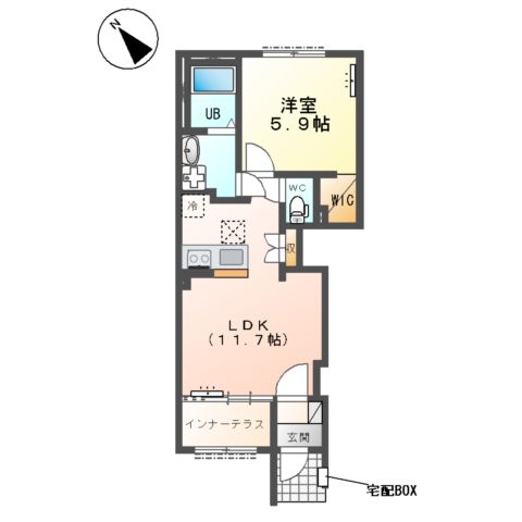 大曽根原町新築アパート①(仮の間取り