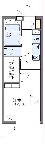 レオパレスＭＥＧＵ２０１０の間取り