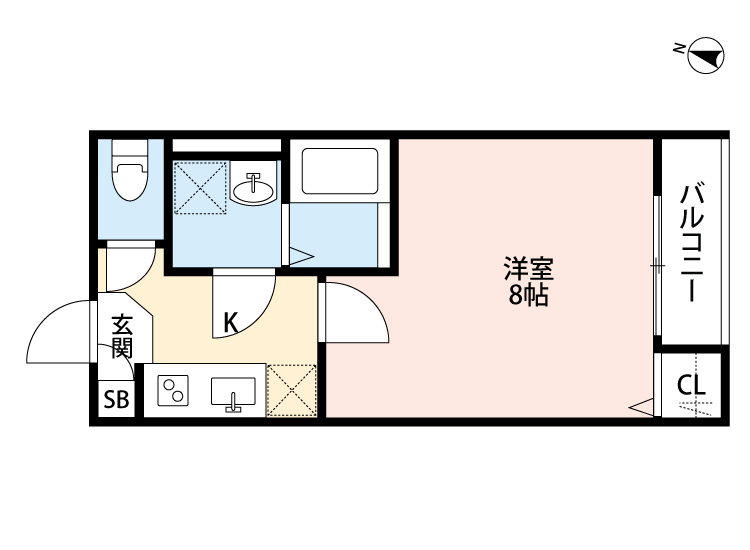 ONE FOR ALL 大宮(ワンフォアオールオオミヤ)の間取り