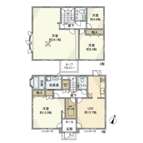 西習志野戸建の間取り