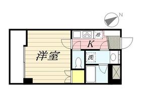 フラットK山木の間取り