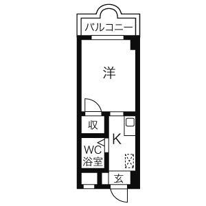 クレールショーワIIの間取り