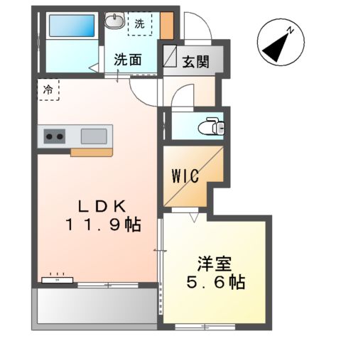 チャコールⅡ番館の間取り