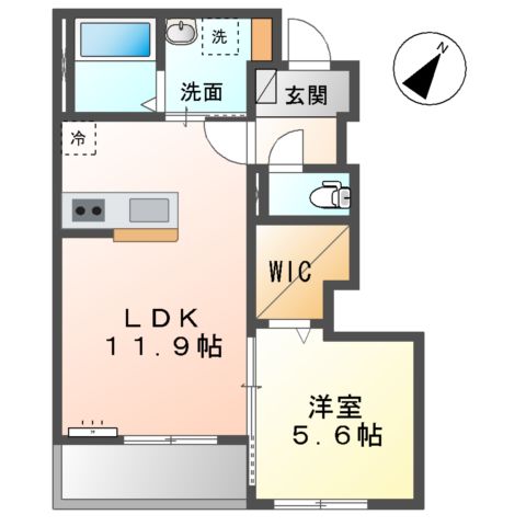 チャコールⅡ番館の間取り