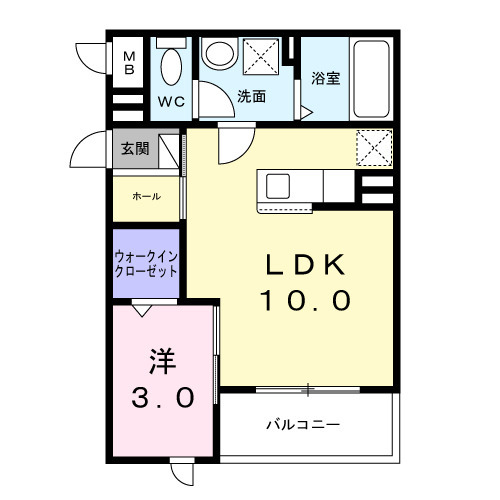 カーサ アヴァンツァーレの間取り