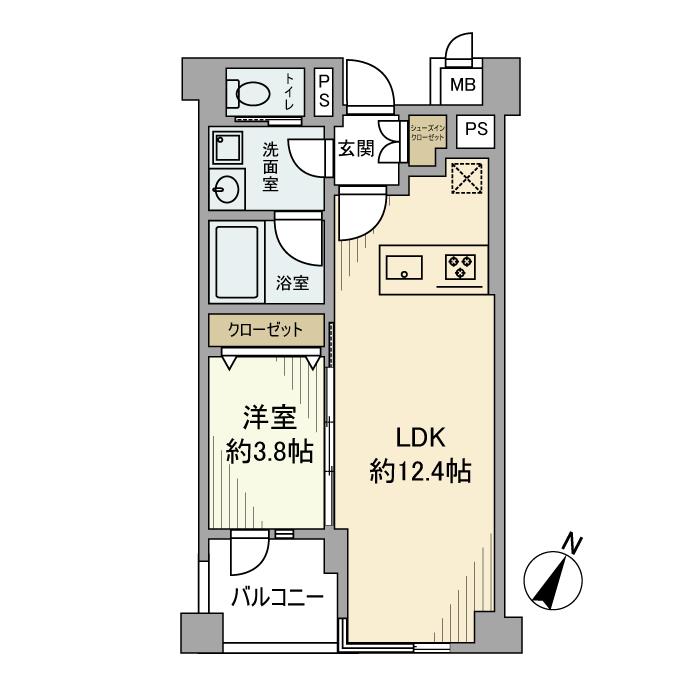 ダイナシティ三宿の間取り