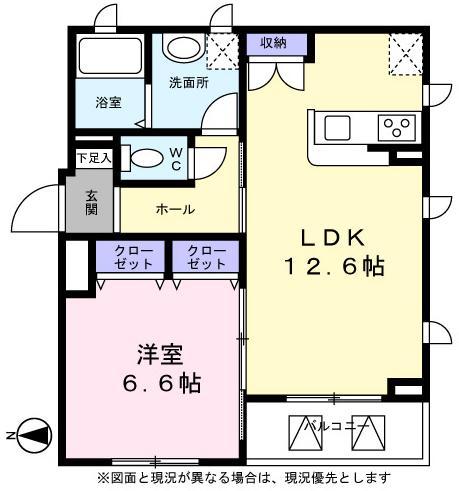 アヴニール綾瀬の間取り