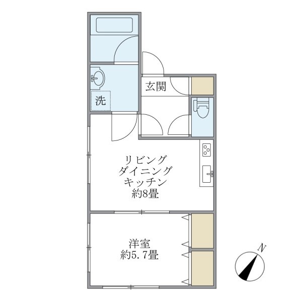 グリーンリーフ巣鴨の間取り