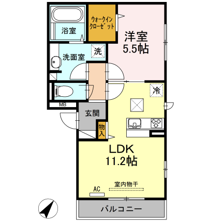 メゾン　フォンテーヌの間取り