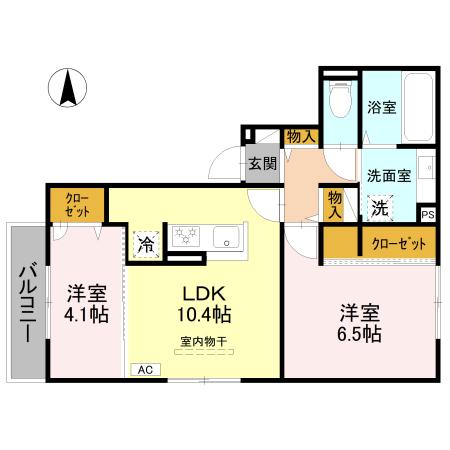 ベルデ北山の間取り