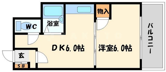 雅叙園ハイツの間取り