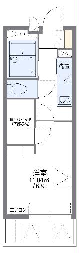 レオパレスLACKYの間取り