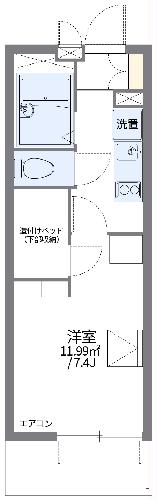 レオパレスYOSHIKOの間取り
